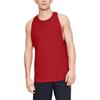 Under Armour Baseline Basketball Tank Top Men Sportswear Red 1326707-600