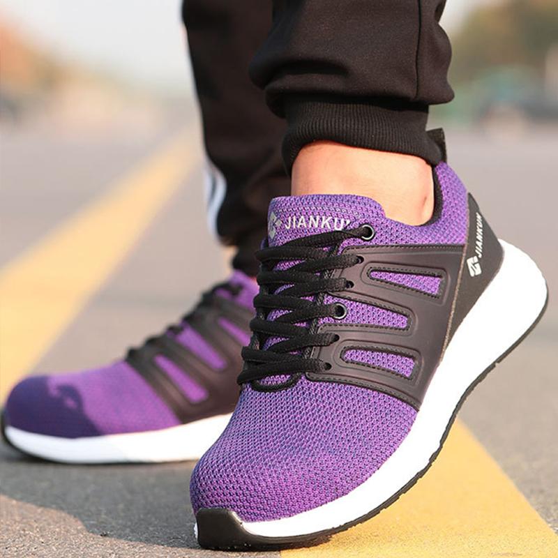 Fashion Lightweight Safety Shoes Men Puncture-Proof Work Safety Shoes For Man Steel Toe Shoes Work Boots Men Work Shoes Industrial 36-48