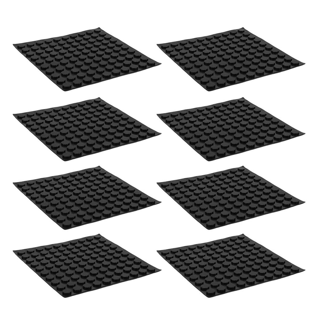 400pcs Tactile Labels Kit Set Silicone Braille Stickers Bump Dots Sticker for Visually Impaired 8mm Diameter Black