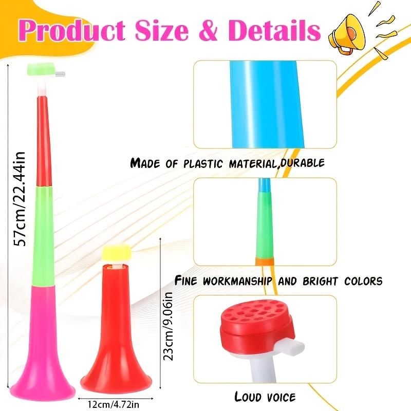 Retractable Multi-Section Plastic Cheering Horn,Easy To Install,for Cheering At Football Matches and Outdoor Events