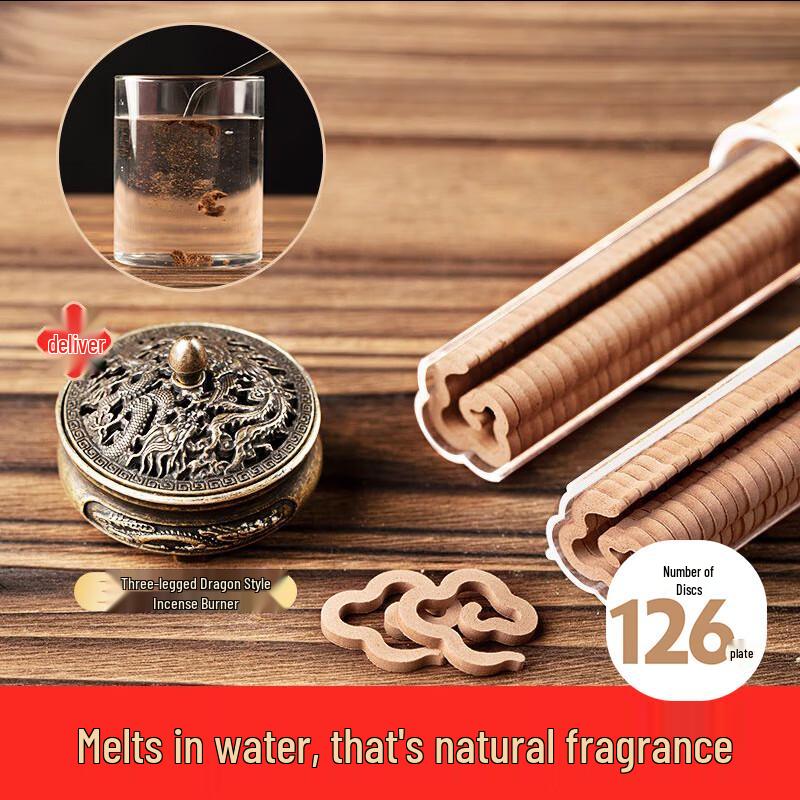 Yushan Natural Incense Coil and Burner Set