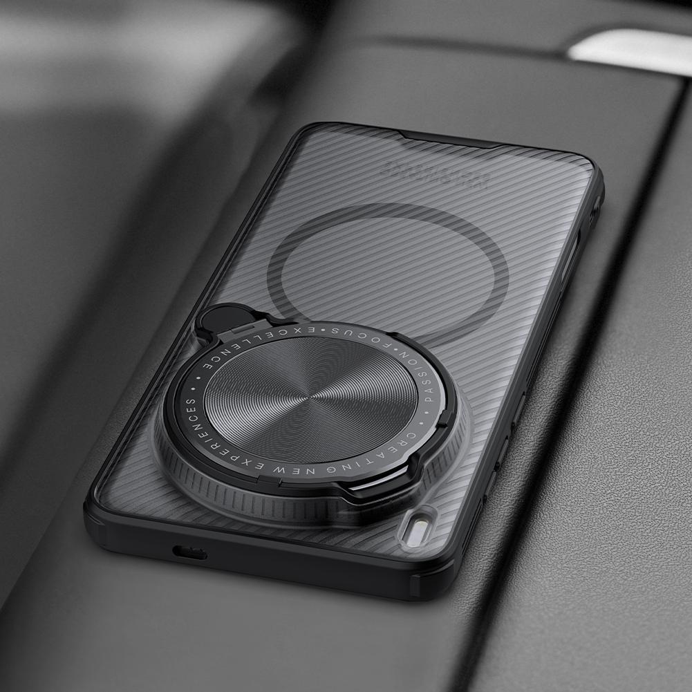 Pro Vivo X200 Ultra Pouzdro na telefon Nillkin CamShield Prop Magnetická Průhledná Verze Tvrdý PC+TPU Skořepina Nárazuvzdorný Zadní Kryt