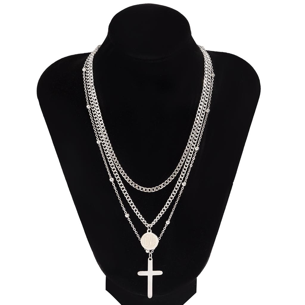 SHIXIN Stainless Steel Chain With Stars/Tassel Pendants Necklace for Women/Men Fashion Rhinestone Necklaces 2020 Korean Jewelry