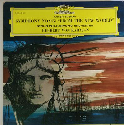 LP Record HERBERT VON KARAJAN, BERLIN PHILHAR - Dvorak: Symphony No. 9 From The New MG2011 DEUTSCHE GRAMMO Japan Classical Used
