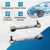 Rear Toe Control Arms Kit Adjustable for Lexus IS300 2001-2005 GS300 1998-2005 Silver Steel New