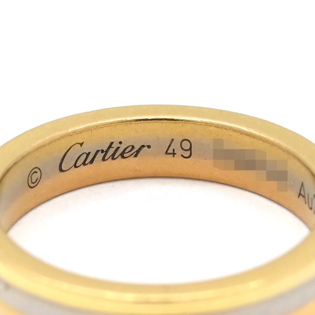 Cartier B4052200 Louis Cartier VendomeRing ring K18WG/18K Yellow Gold #9(JP Size) Array