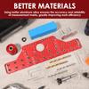 2 In 1 Shelf Pin Jig and Cabinet Hinge Jig Shelf Pin Drilling Jig 5mm 1/4" Hole Drill Bits  Cabinet Hardware Jig Tool Drill Guid