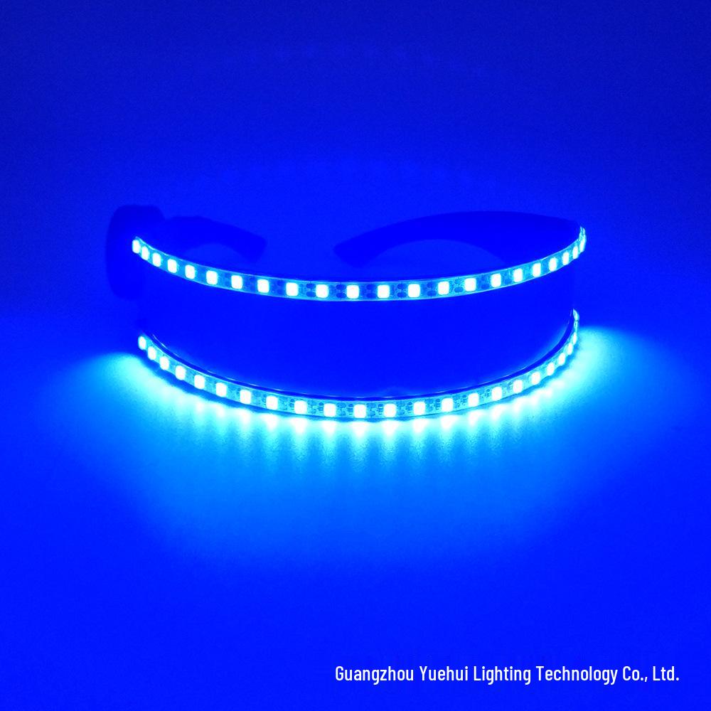 

Светодиодные мигающие очки с USB-подзарядкой для Хэллоуина, вечеринок и ночных клубов One Size