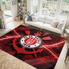 FC St. Pauli Football Design Crystal Velvet Carpet Cozy Non?Slip Printed Rug For Bedroom Living Room Entrance
