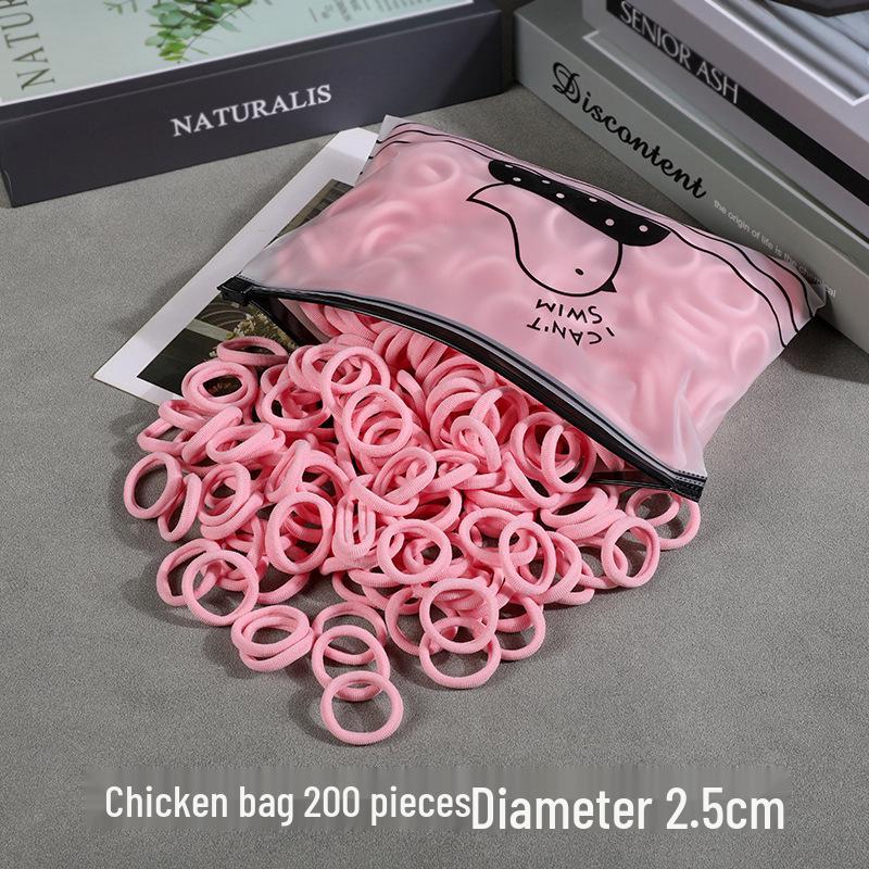 High-Elasticity Hair Ties for Girls - Gentle on Hair, Perfect for Children's Hairstyles