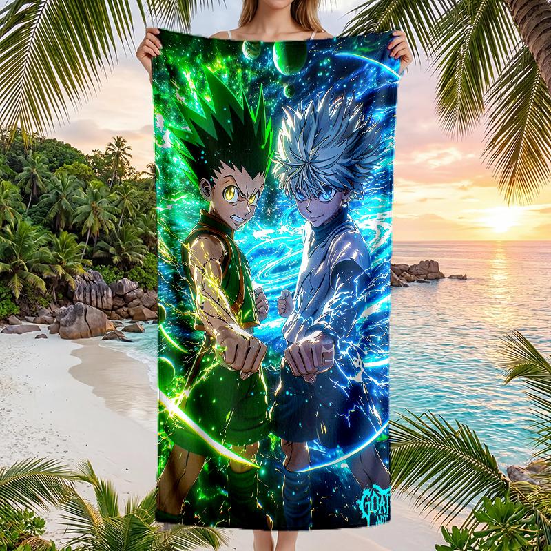 Hunter Fashion Strandtuch: Ideal für Sommerabenteuer Weich, saugfähig und schnell trocknend geeignet zum Schwimmen und Baden