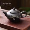 Handmade Zhu Ni Ore Teapot with Ball Hole Ceramic Filter - Small Gongfu Tea Set