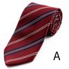 Brand Made in Regimental Regular Size [Michiko London] Necktie, Japan, Silk, Tie, Stripe, Business, (Pattern A Red)