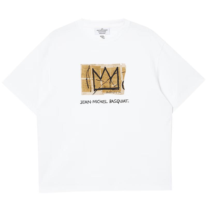 Jack & Jones Men's Cool-Feel Graffiti Print T-Shirt