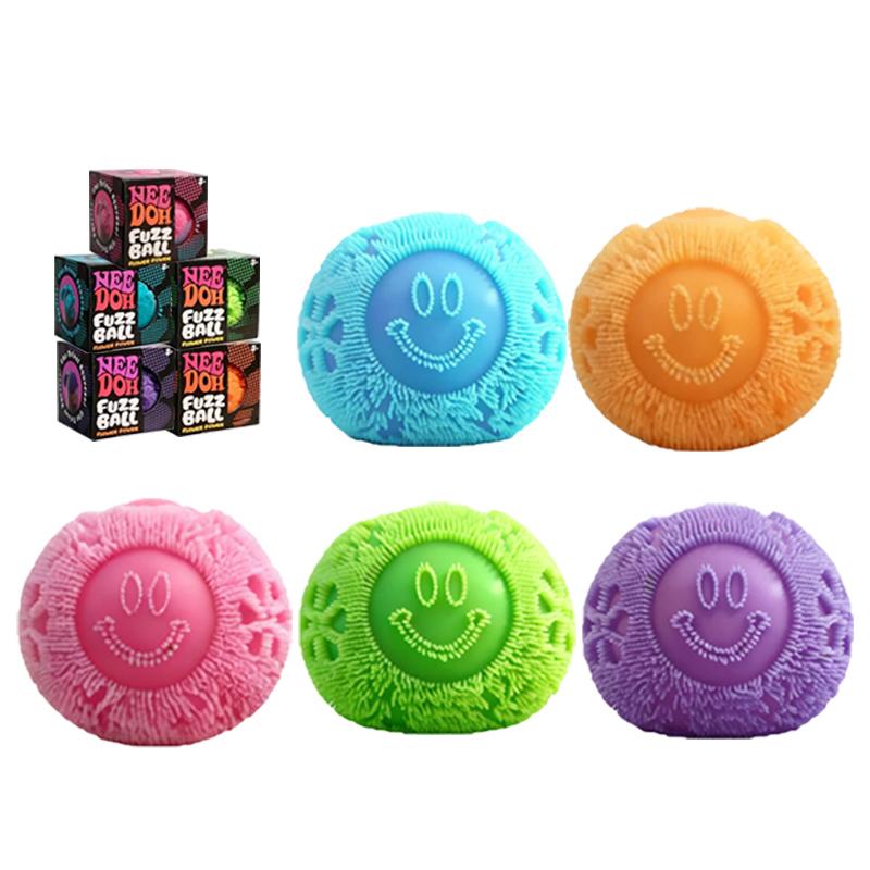 NeeDoh Fuzz Ball  Series Desktop Ornament Stress Relief Toys Suitable For People Under Pressure Fun Soft Stress Ball