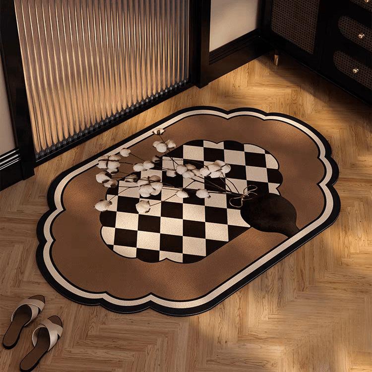 Antiker Kieselgur-Schlamm-Kissen Fortgeschrittenes Schmutzabweisendes Gefühl Badezimmer Waschraum Feuchtigkeitsableitend Rutschfeste Matte Schnell Trocknend Rutschfester Teppich