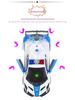 Electric Rotating Police Car Toy with Sound, Light, and Deforming Stunt Features