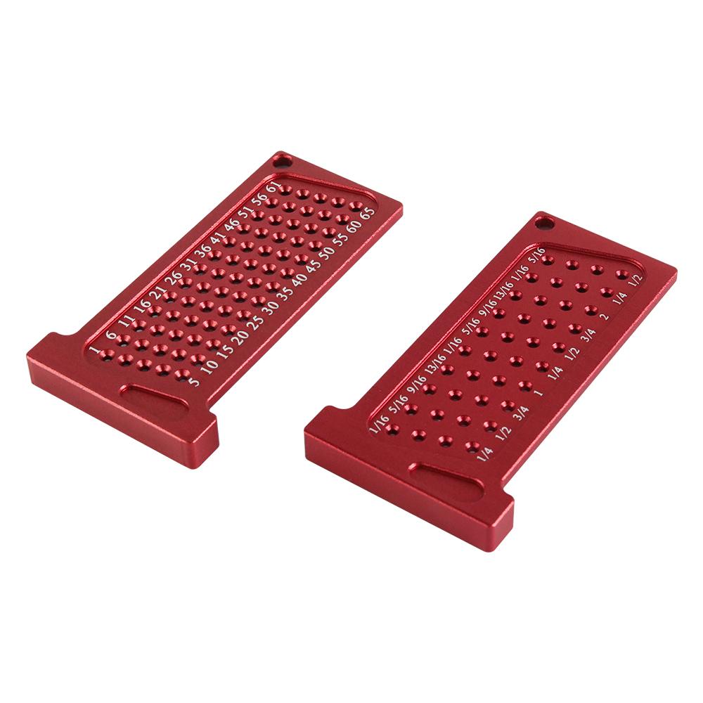 Precision Square Woodworking 65mm T Ruler Measuring Marking Aluminum Alloy Hole Positioning Crossed-out Hole Marking Gauge