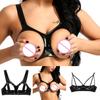 Women\'s Bra Clubwear Lingerie PU Leather Bra Sexy Women Wet Look