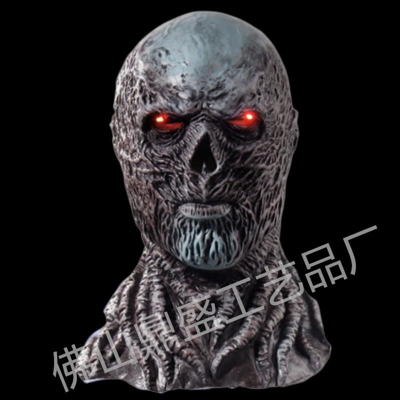 Vecna Latex Mask Halloween Horror Glow Prop Stranger Things Full Skull Head Cover