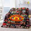 Manchester Customize Your Name Blanket Multi-purpose Customizable Blanket Durable Comfort Perfect for Living Room Office Chair Couch Livingroom
