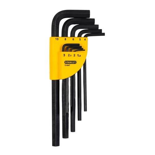Stanley Long Hex Key Set (Pack of 9)