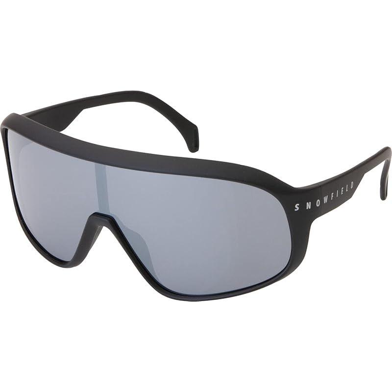 Used [New] [Swans] SNOWFIELD F3 SNOWFIELD SF-01 MBK Matte Black Polarized Mirror Lens Sunglasses 1