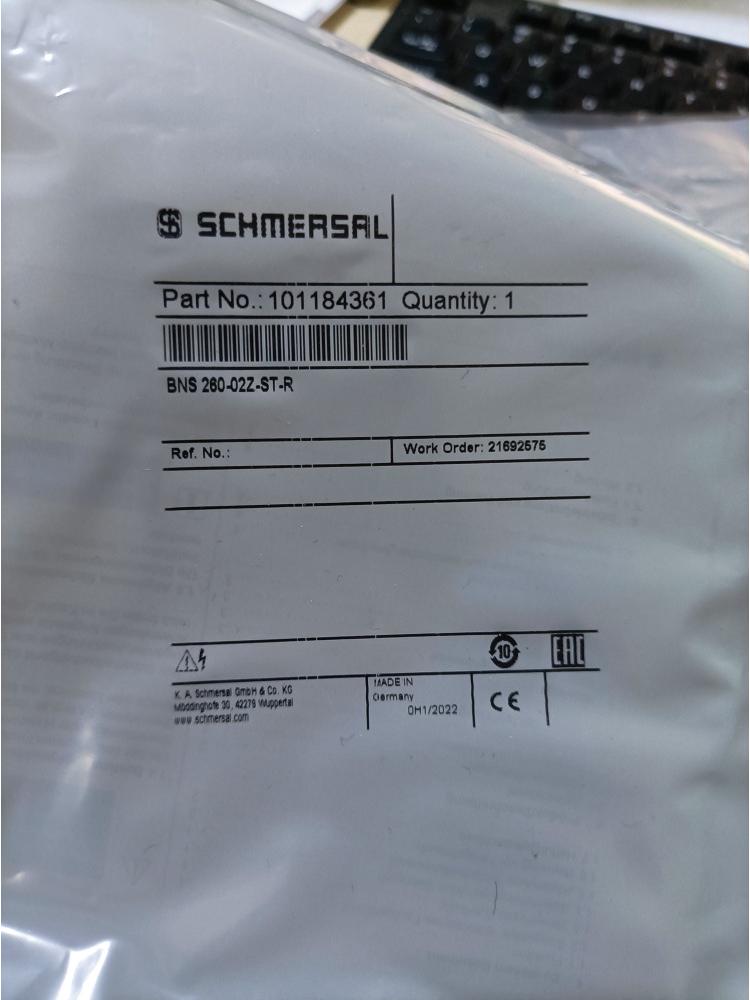 BNS 260-02Z-ST-R Schmersal Safety Sensor - Brand New, In Stock!