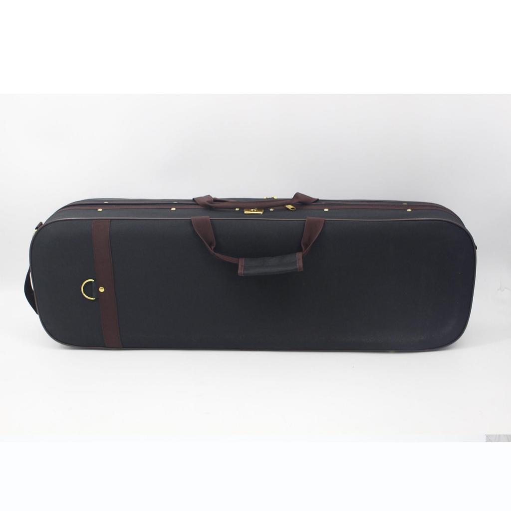 Premium Coffee Violin Case: Shockproof, Waterproof, Lightweight, Dual/Single Shoulder Options