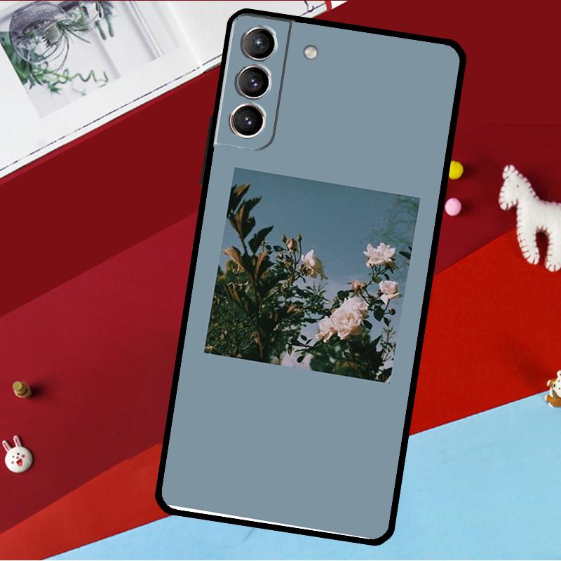 Aesthetics Flower Funda For Samsung Galaxy S26 S25 S23 S22 S20 S24 Ultra S9 S10 Plus S21 FE S25 FE Phone Case