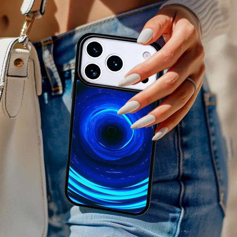 

Abstract Blue Phone Case For iPhone 17 Air 14 15 13 12 Max Cover For Apple 14 15 16 16e 11 Pro Max Plus Coque iPhone 14pro