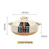 Bao Yi High-Temperature Japanese Ceramic Clay Soup Pot for Gas Stove