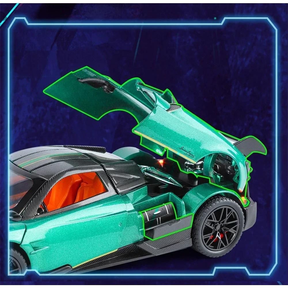 1/24 Pagani Huayra BC Alloy Sports Model Diecast Metal Racing Car Vehicles Model Advanced Car Model Collectibles