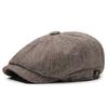 Unisex Casual Newsboy Hat for Travel, Shopping & Vacation - Retro Beret for Spring, Autumn & Winter