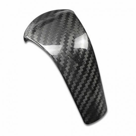 Real Carbon Car Gear Shift Knob Cover Trim Fit For Mazda3 Axela