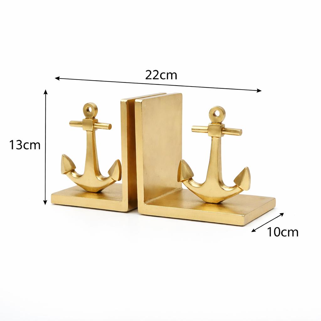 Marine Anchor Decorative Bookends