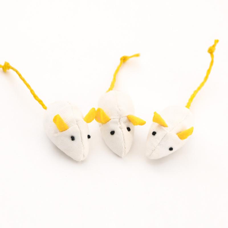 New! Colorful Plush Mouse Scratch-resistant Catnip Play Chase Exercise Toys Pet Supplies For Indoor Cat