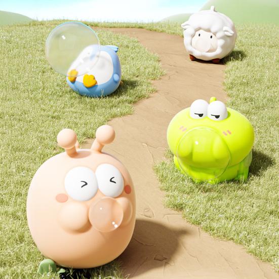 Bubble Animal Squeeze Toy Stress Relief Popping Eyes Rabbit Toy Anti-Anxiety Frog Sheep