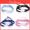 Infinite Symbol Alloy Friendship Bracelets With Adjustable Design For Teens And Gift Recipients