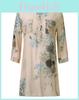 Vintage Women Floral Printed Casual Loose Dress With Timeless Charm For All Occasions