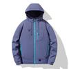 Men's Thickened Graphene Cotton Windbreaker Jacket for Autumn and Winter