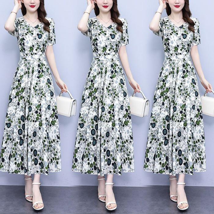 

New Style Plus Size Women s Slimming Waist-Concealing Skirt L зелений