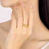 Year Of The Horse Ring Simple Coin Opening Adjustable Ring High-End Feel Zodiac Year Gift Accessories