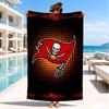 Tampa Bay Buccaneers Logo Strandtuch, Schnelltrocknend, Pflegeleicht, Geeignet für Fitness und Strandurlaub, Sport-Essential