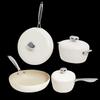 VELOSAN Pebble Design 4-Piece Cookware Set