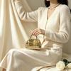 Small Acrylic Square Bag With Chain For Daily Casual Wear