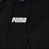 (WMNS) PUMA Logo Short Hoodie 'Black' Women's 579612-01