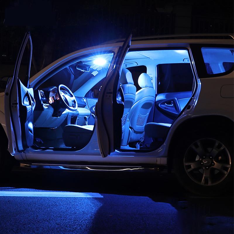 For Ford Kuga 2 Escape 2012 2013 2014 2015 2016 2017 2018 2019 6PCS LED Car Glove Box Lights License Plate Bulbs Trunk Lamps