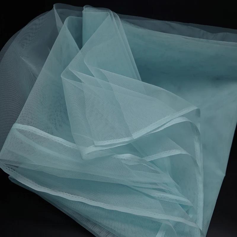 100x160cm Hard Tulle Mesh Fabric for DIY Wedding Dress Skirt Yarn Cloth Decoration Fabric by Per Meter Polyester Stiff Mesh
