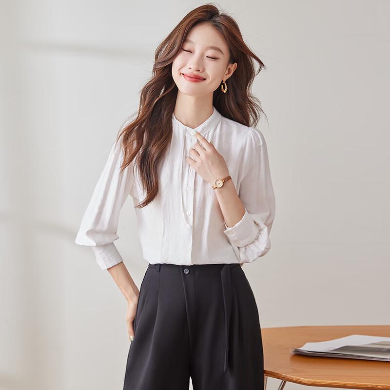 Women's Elegant Non-Iron Chiffon Business Blouse